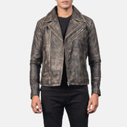 Danny Quilted Leather Biker Jacket – alternate product view 4