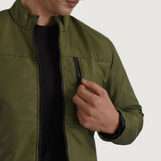 Interior View Showing Quilted Viscose Lining &amp; Dual Inside Utility Storage Pockets