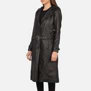 Authentic Sheepskin Leather with Semi-aniline Finish Grain Texture &amp; Heavy-Duty Seam Stitching Detail