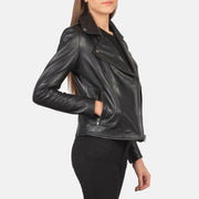 Flashback Leather Biker Jacket – alternate product view 6