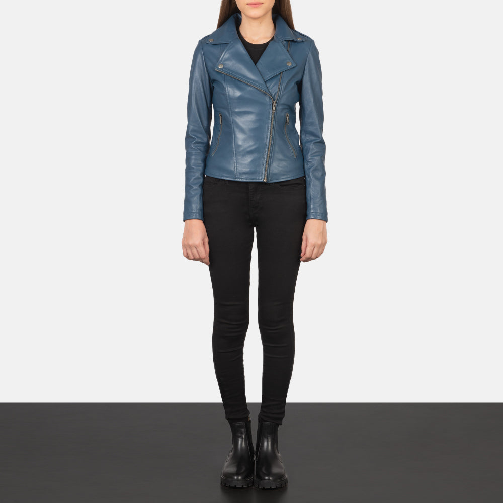 Flashback Leather Biker Jacket – alternate product view 3