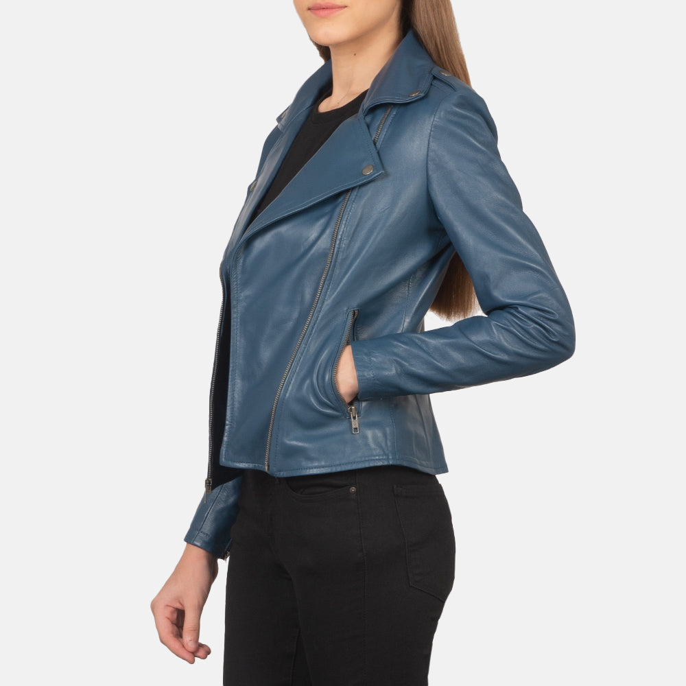 Flashback Leather Biker Jacket – alternate product view 4