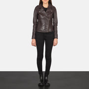 Flashback Leather Biker Jacket – alternate product view 4