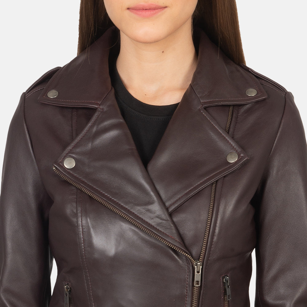 Flashback Leather Biker Jacket – alternate product view 6
