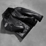 Francis B-3 Black Bomber Jacket – alternate product view 8