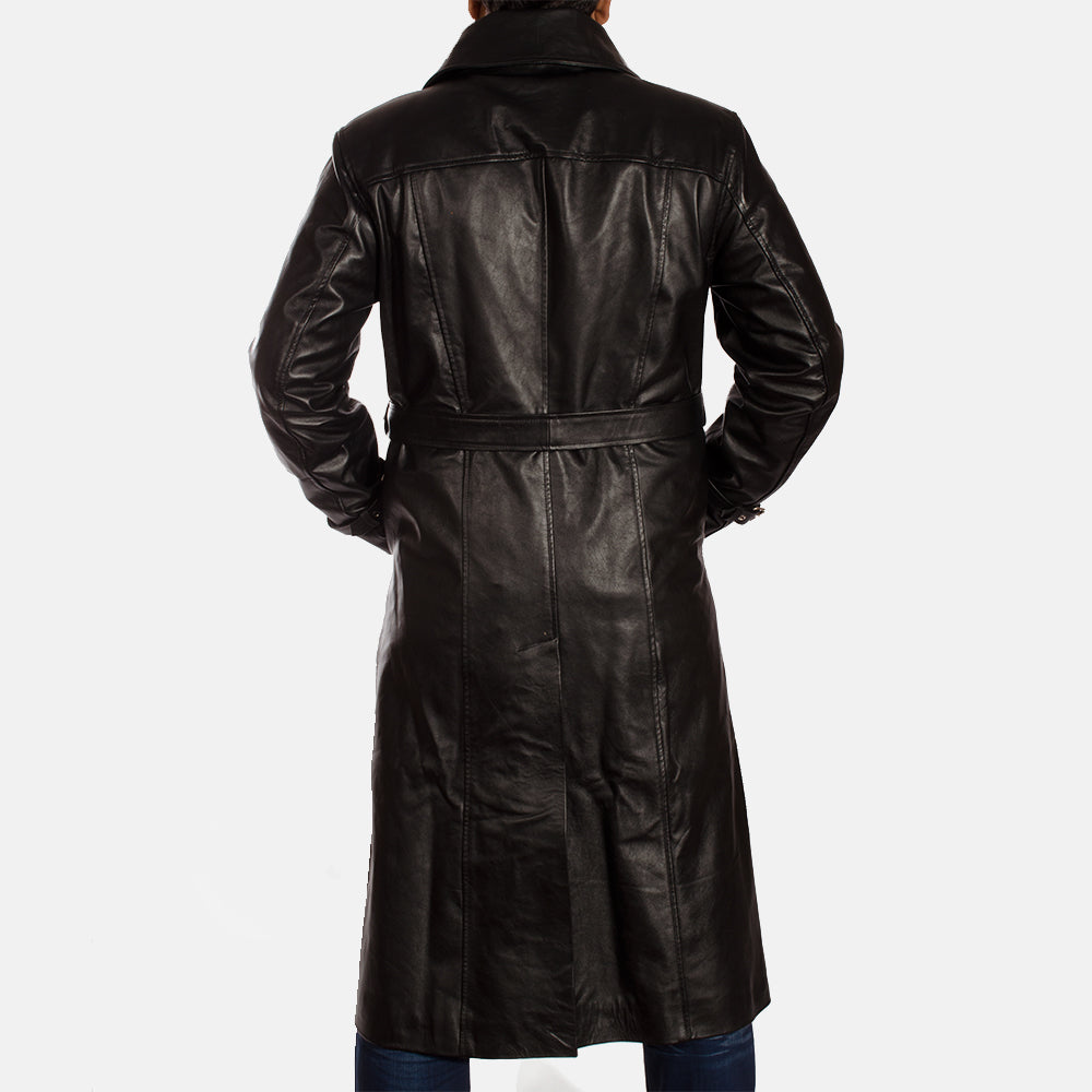 
Authentic Cowhide Leather Grain Texture & Heavy-Duty Seam Stitching Detail
