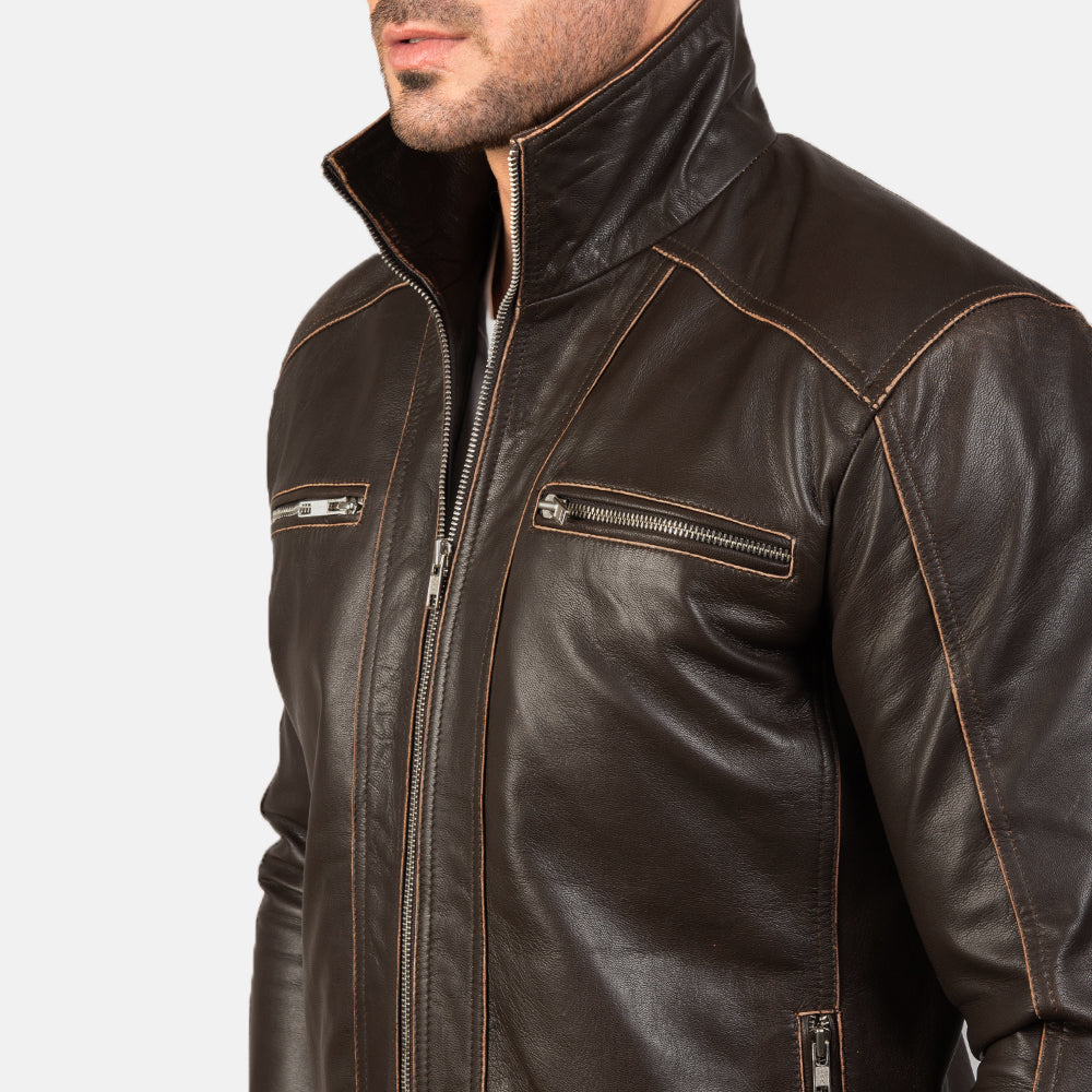 
Hudson Leather Biker Jacket – alternate product view 6