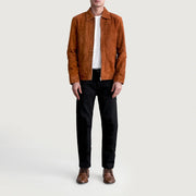 Inferno Leather Brown Jacket – alternate product view 4