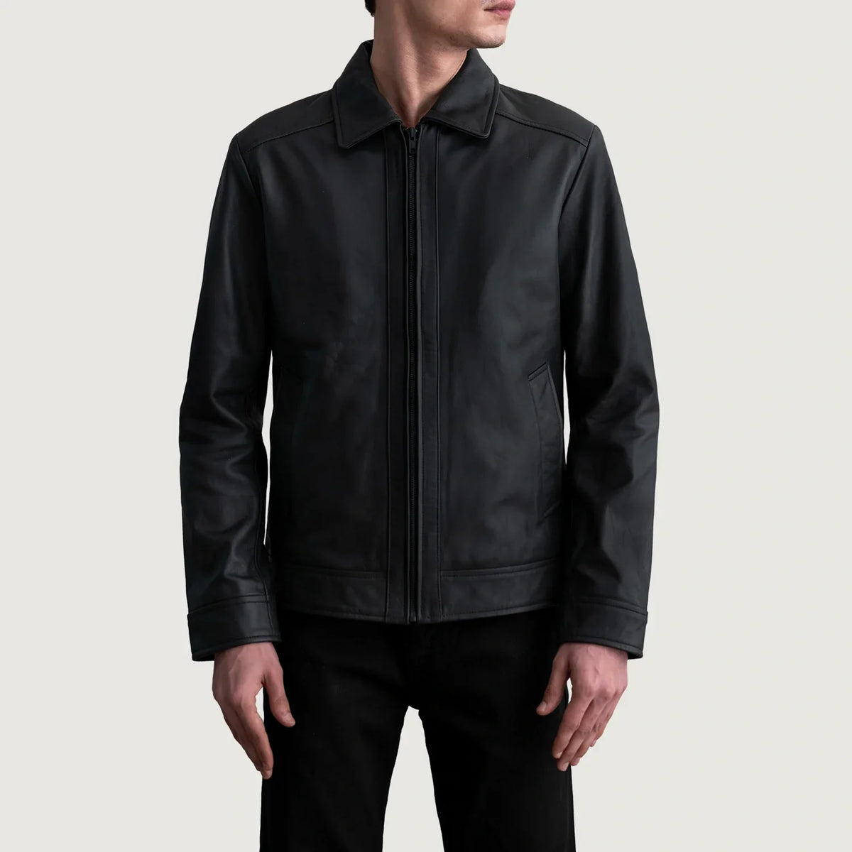 Inferno Leather Brown Jacket – alternate product view 3