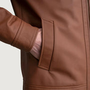 Inferno Leather Brown Jacket – alternate product view 5