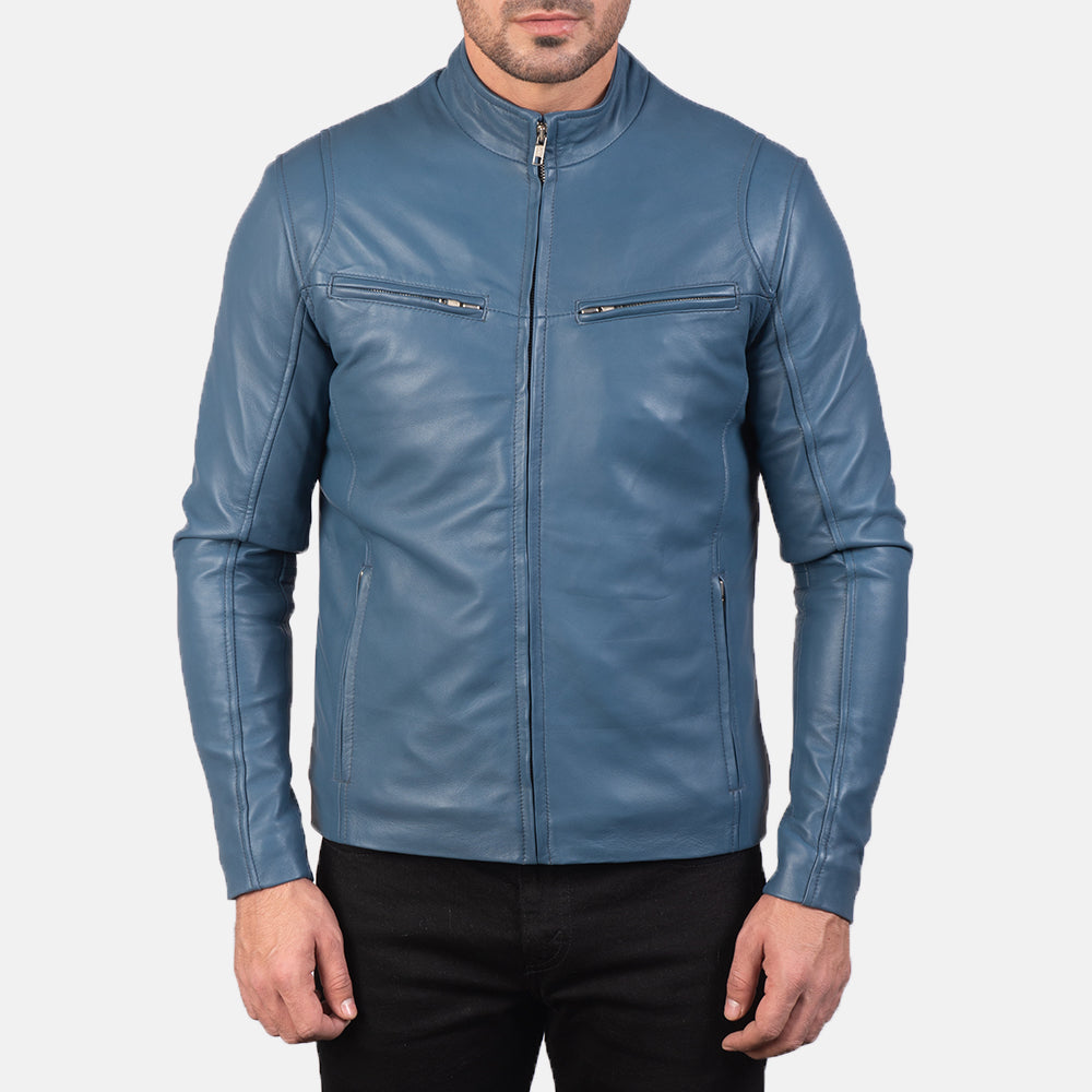Ionic Leather Biker Jacket – alternate product view 4