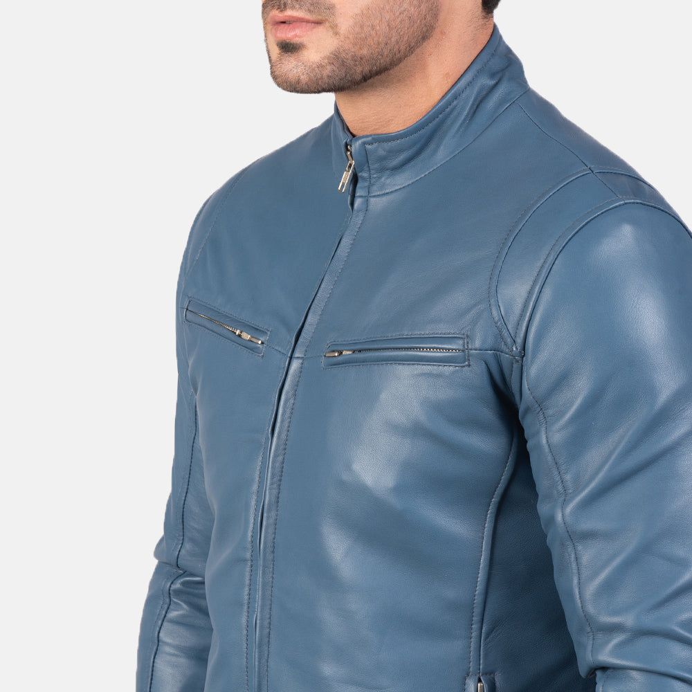 Ionic Leather Biker Jacket – alternate product view 6