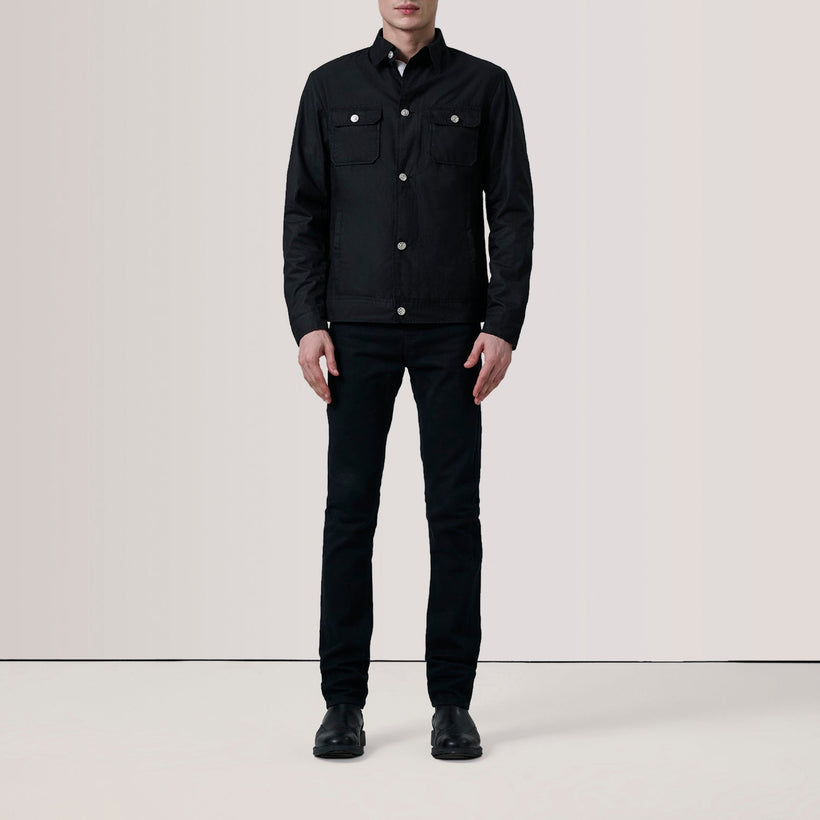 Irwin Black Waxed Canvas Field Jacket