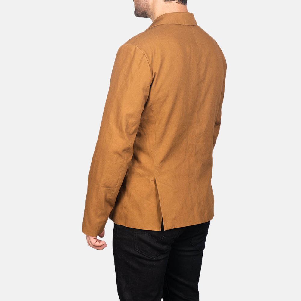 Authentic Poly-Cotton Grain Texture & Heavy-Duty Seam Stitching Detail