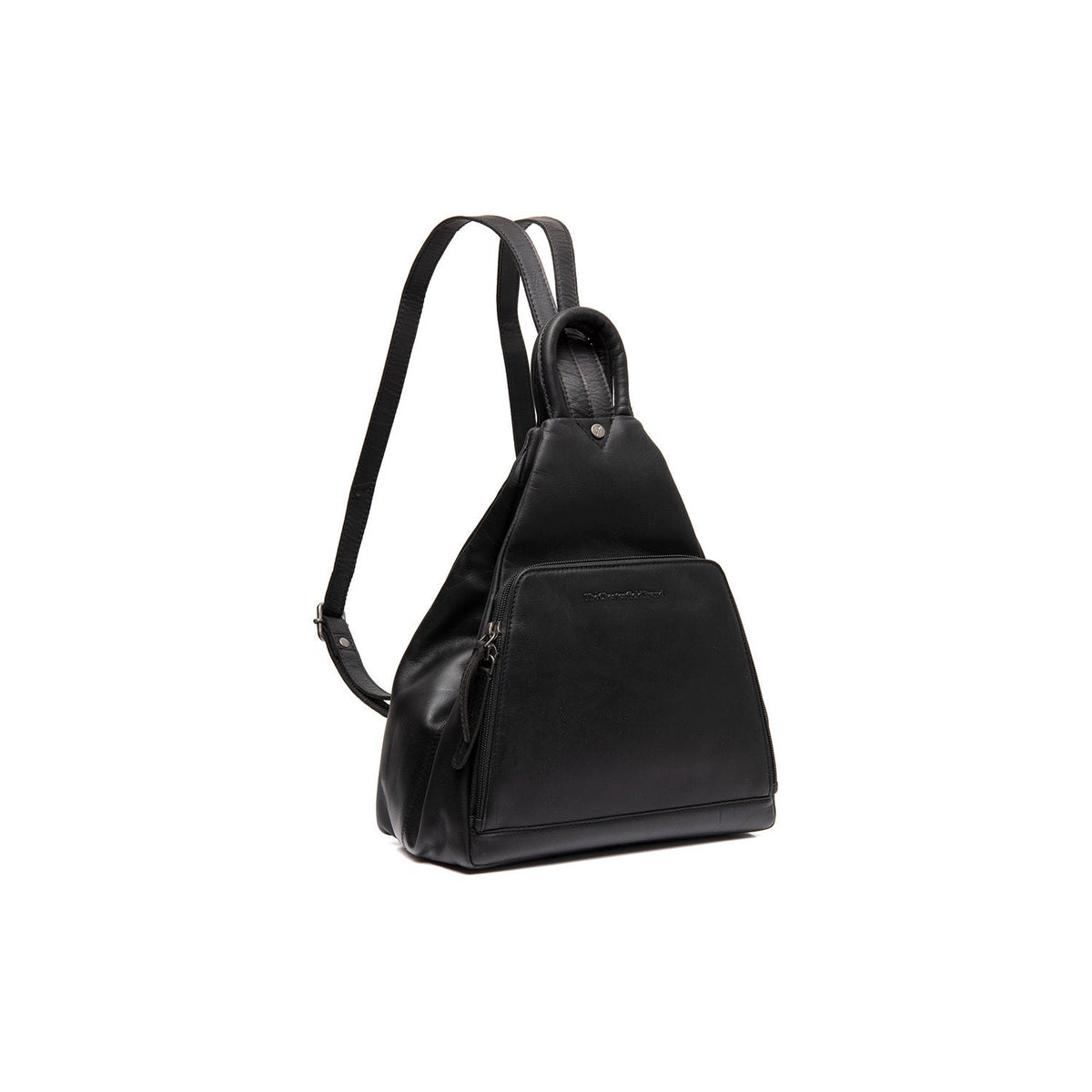 Howard Full-Grain Leather Backpack in Classic 100% Full-Grain Leather - Full Exterior Front Profile View | Buy Online