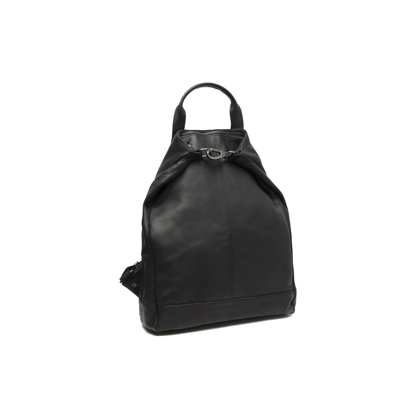 Manchester Full-Grain Leather Backpack in Classic 100% Full-Grain Leather - Full Exterior Front Profile View | Buy Online