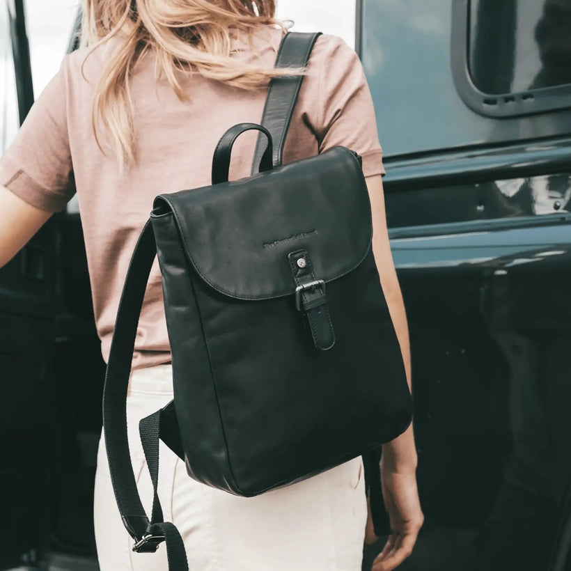 Vermont Full-Grain Leather Backpack