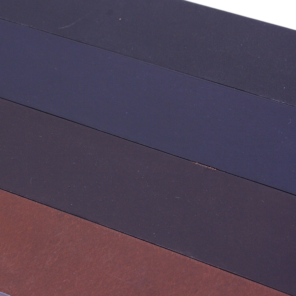 Cognac Leather Belt Brandon, detail view 3