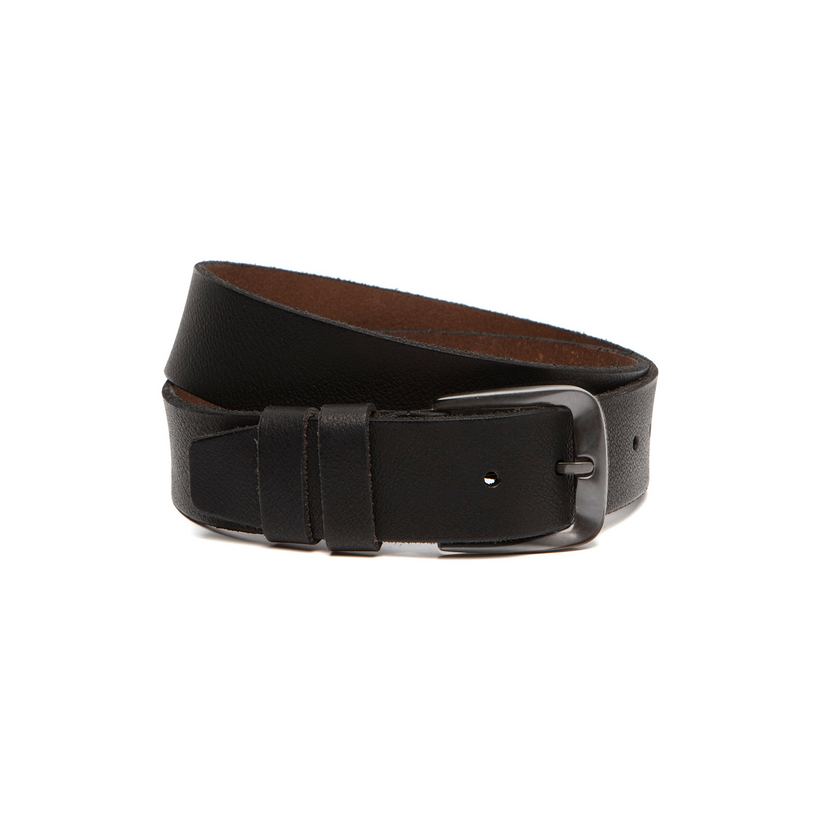 Copper Full-Grain Leather Belt in Classic 100% Full-Grain Leather - Full Exterior Front Profile View | Buy Online