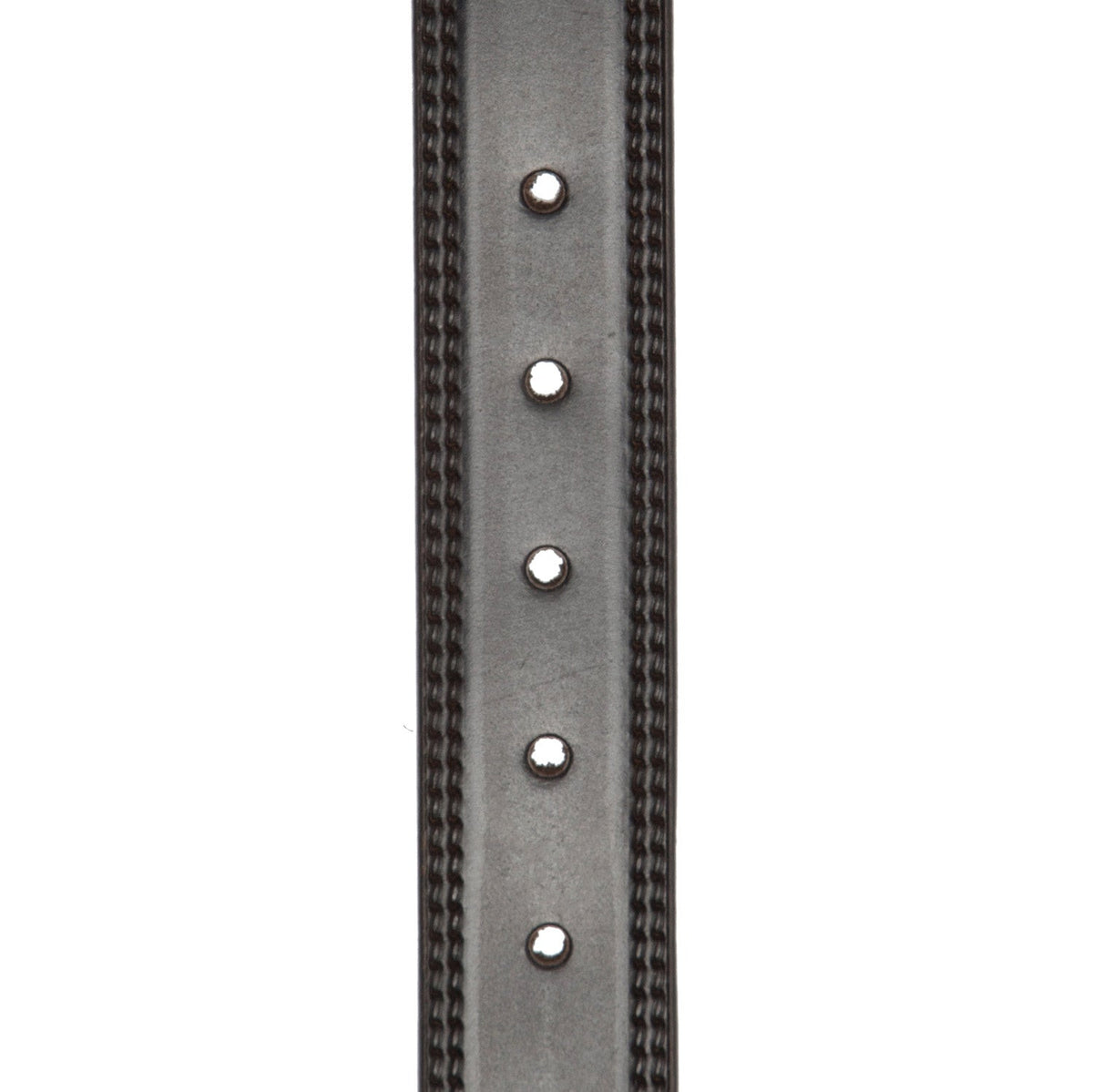 Solid Antique Brass Hardware &amp; Heavy-Duty Dual Zipper Detail on Manovo Full-Grain Leather Belt