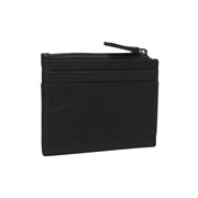 Leather Card Wallet in Classic 100% Full-Grain Leather - Full Exterior Front Profile View | Buy Online
