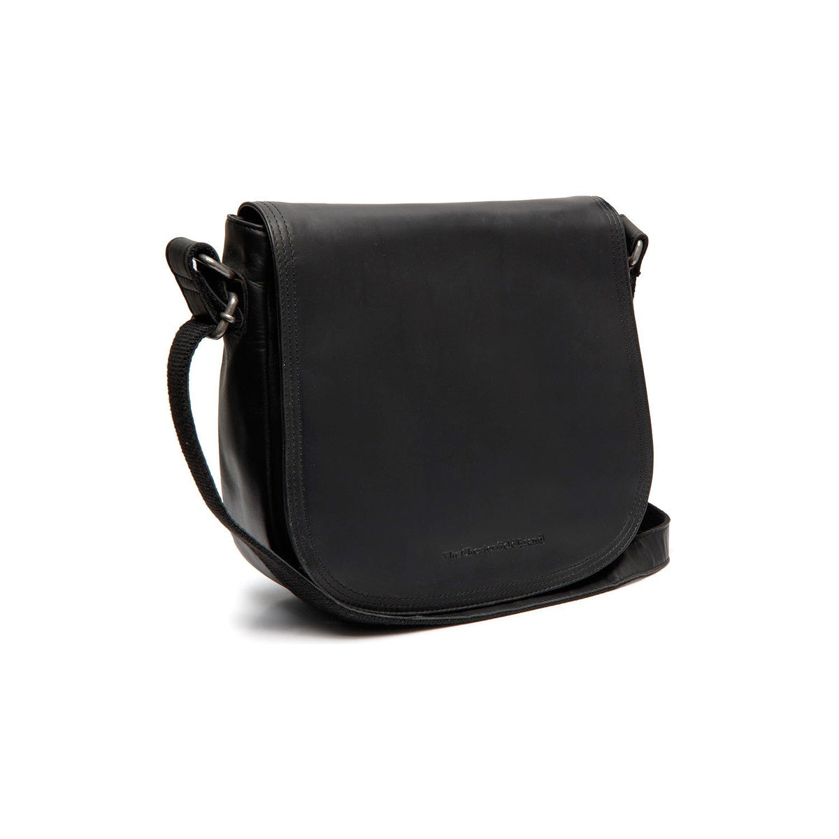 Everglades Full-Grain Leather Crossbody Bag in Classic 100% Full-Grain Leather - Full Exterior Front Profile View | Buy Online