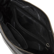 
Classic 100% Full-Grain leather Bag - Rear Perspective Showing Reinforced Leather Straps & Stitching