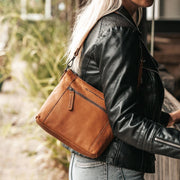 
Reinforced Leather Base with Protective Metal Studs Detail