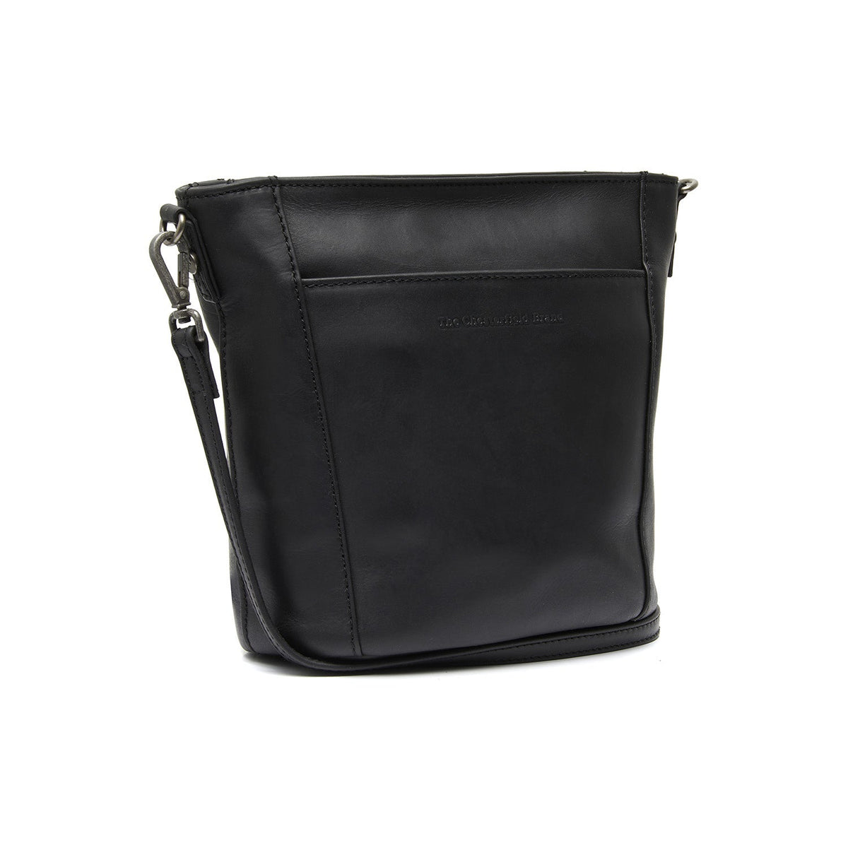 Fintona Full-Grain Leather Crossbody Bag in Classic 100% Full-Grain Leather - Full Exterior Front Profile View | Buy Online