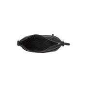 
Henderson Full-Grain Leather Crossbody Bag - Structured Side Profile Showing Gusset Depth & Expansion Capacity