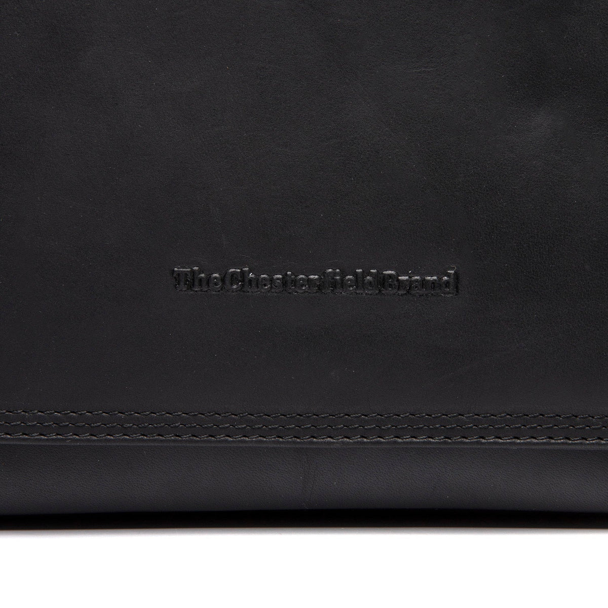 
Classic 100% Full-Grain leather Bag - Rear Perspective Showing Reinforced Leather Straps & Stitching