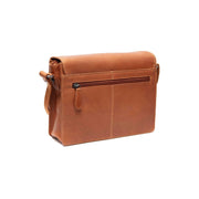 Cognac Leather Crossbody Bag Lunor, detail view 6