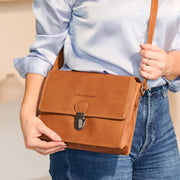 Lunor Full-Grain Leather Crossbody Bag – alternate product view 2