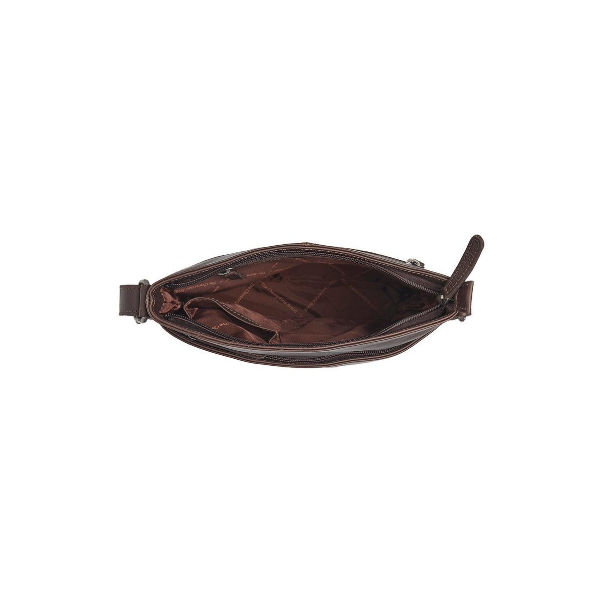 
Brown Leather Crossbody Bag Lunton, detail view 3