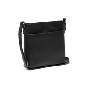 Navene Full-Grain Leather Crossbody Bag in Classic 100% Full-Grain Leather - Full Exterior Front Profile View | Buy Online