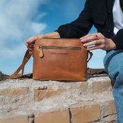 Everyday Carry Perspective Showing Ergonomic Grab Handle &amp; Strap Comfort