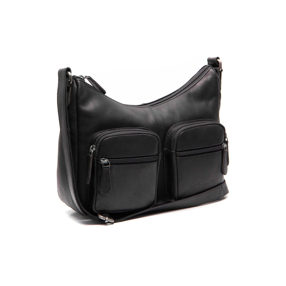 Valenora Full-Grain Leather Crossbody Bag in Classic 100% Full-Grain Leather - Full Exterior Front Profile View | Buy Online