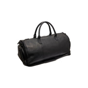 Leather Garment Bag Finlay in Classic 100% Full-Grain Leather - Front Profile View &amp; Tailored Silhouette | Buy Online