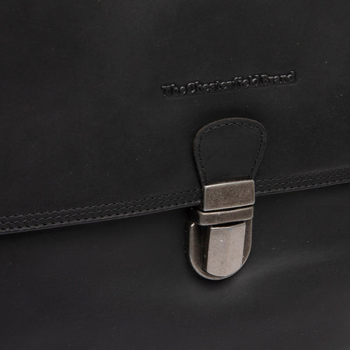 Classic 100% Full-Grain leather Goods - Back View Showing Tailored Shoulder Fit & Clean Hemline
