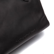 Chili Full-Grain Leather Handbag - Lateral Side Profile View Showing Sleeve Cut &amp; Athletic Taper Fit