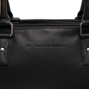 Classic 100% Full-Grain leather Goods - Back View Showing Tailored Shoulder Fit &amp; Clean Hemline