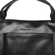 Classic 100% Full-Grain leather Goods - Back View Showing Tailored Shoulder Fit &amp; Clean Hemline