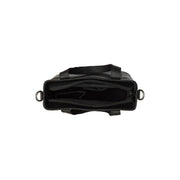 Lingfield Full-Grain Leather Handbag - Lateral Side Profile View Showing Sleeve Cut &amp; Athletic Taper Fit