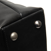 Authentic 100% Full-Grain Leather Grain Texture &amp; Heavy-Duty Seam Stitching Detail