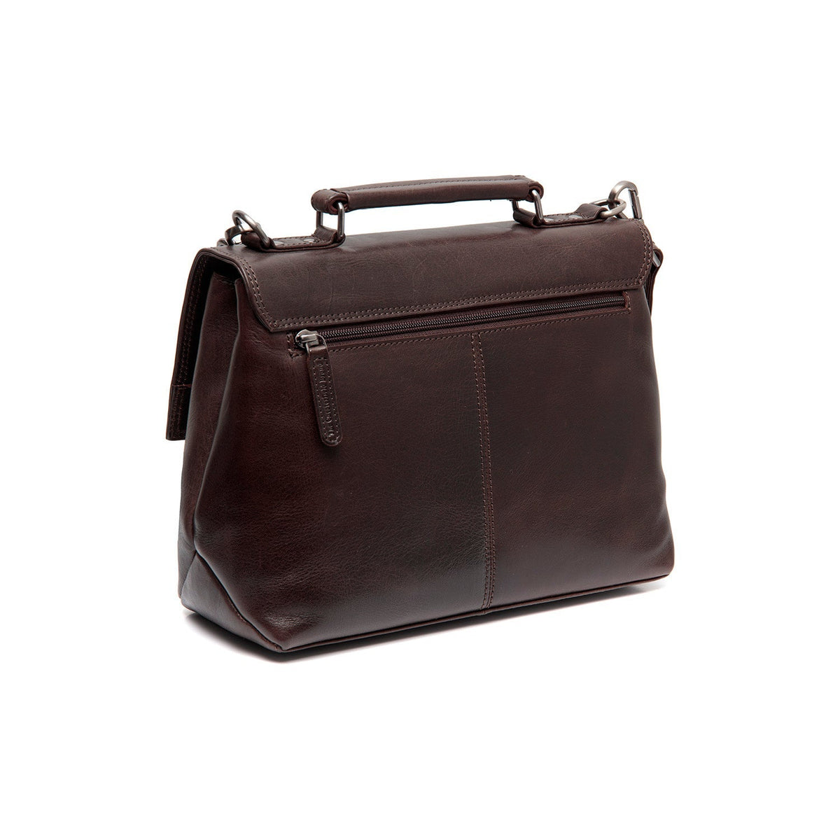 Brown Leather Handbag Renata, detail view 5
