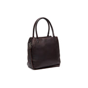 Tailored Rib Cuffs &amp; Hem Craftsmanship Construction Detail on Solvin Full-Grain Leather Handbag