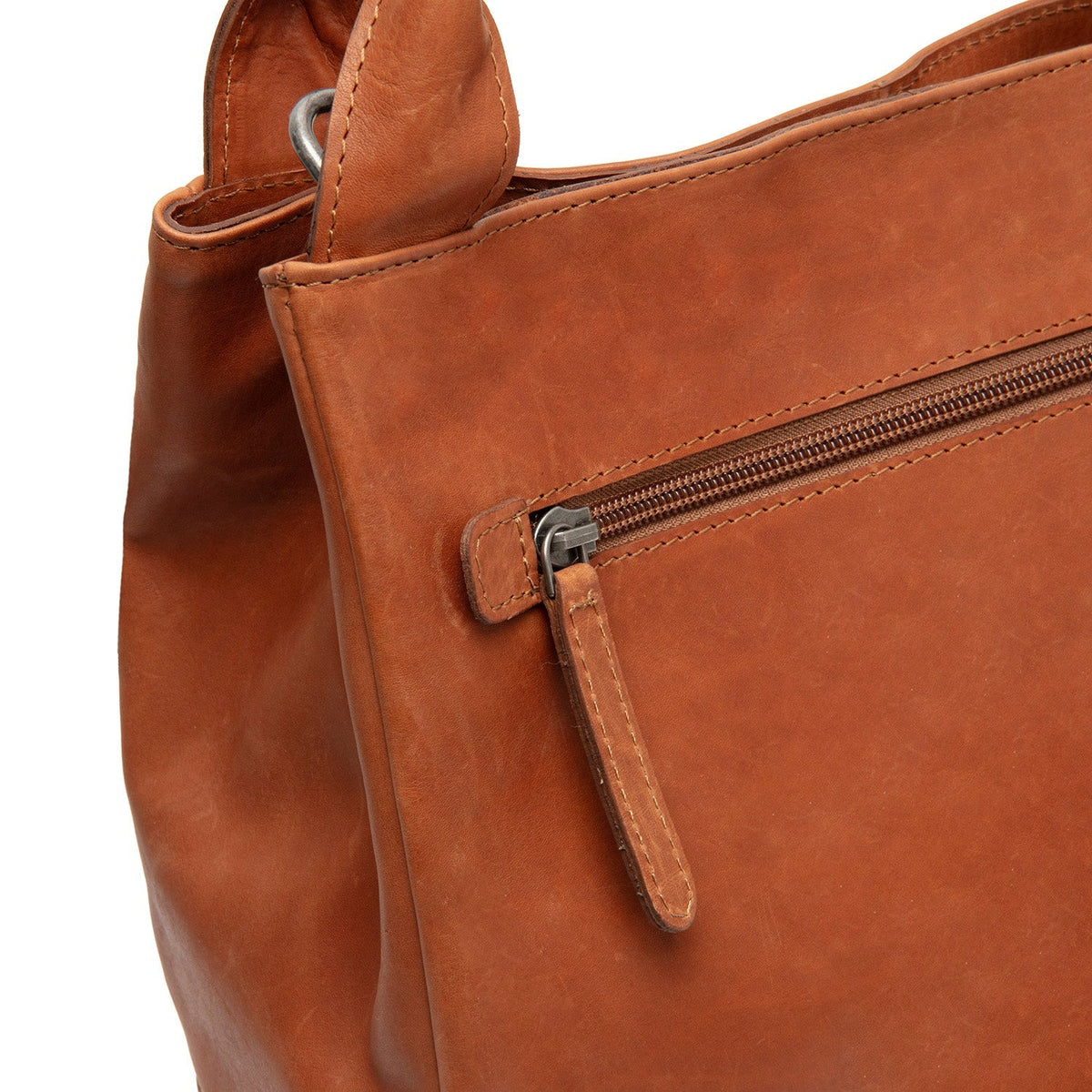 Tenara Full-Grain Leather Handbag – alternate product view 3