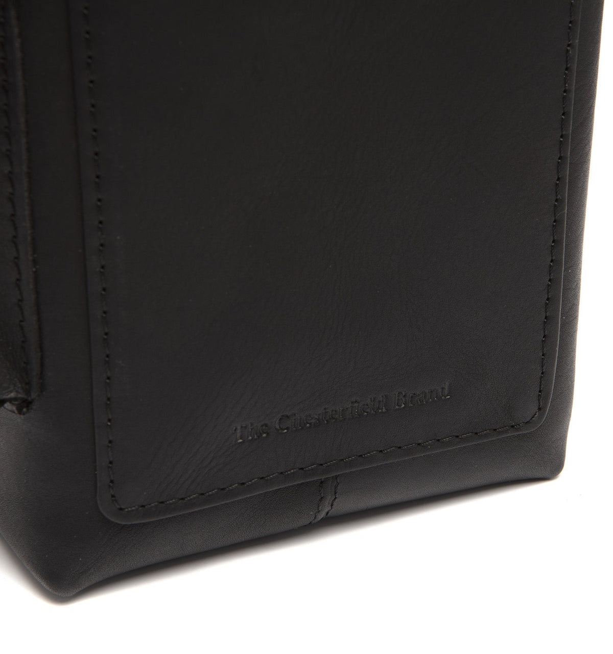 
Taiwan Full-Grain Leather Waiter Wallet Holster - Structured Side Profile Showing Gusset Depth & Expansion Capacity