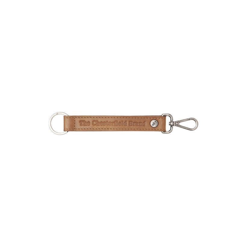 Leather Key Ring Cognac