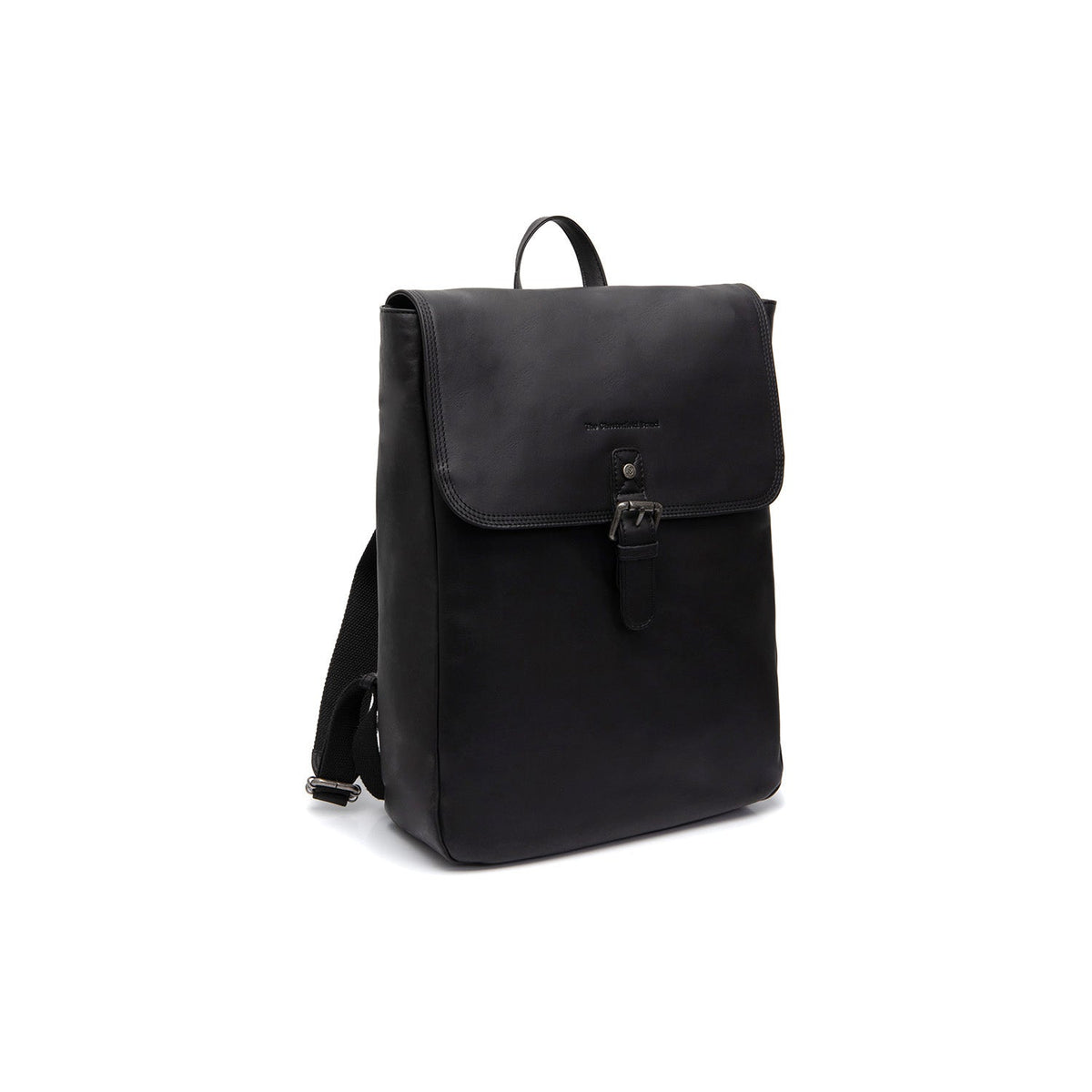 Farrow Full-Grain Leather Laptop Backpack in Classic 100% Full-Grain Leather - Full Exterior Front Profile View | Buy Online